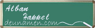 Alban Happel Visitenkarte